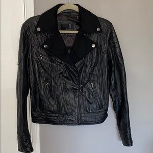 Buffalo Outerwear leather moto jacket
